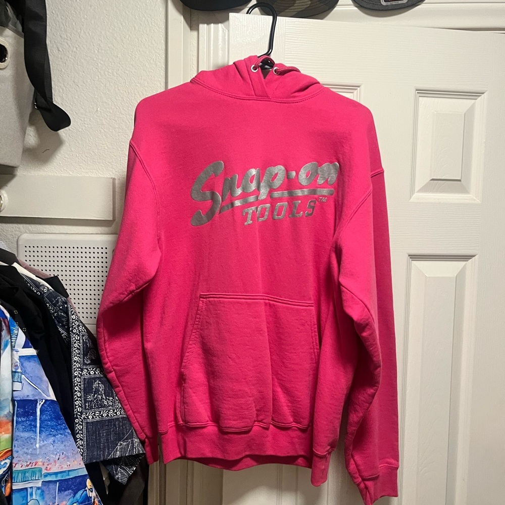 Snap-On Pink Women’s Quality Hoodie
